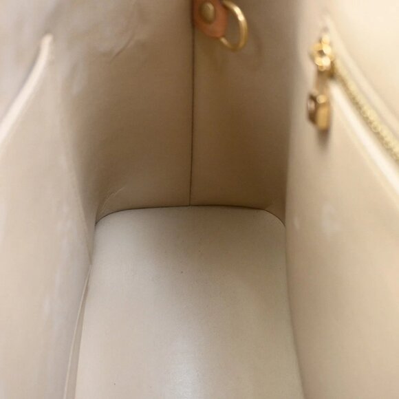 LOUIS VUITTON Houston Shoulder Bag Monogram Vernis Leather Beige M91004 33KB642 - Picture 9 of 16